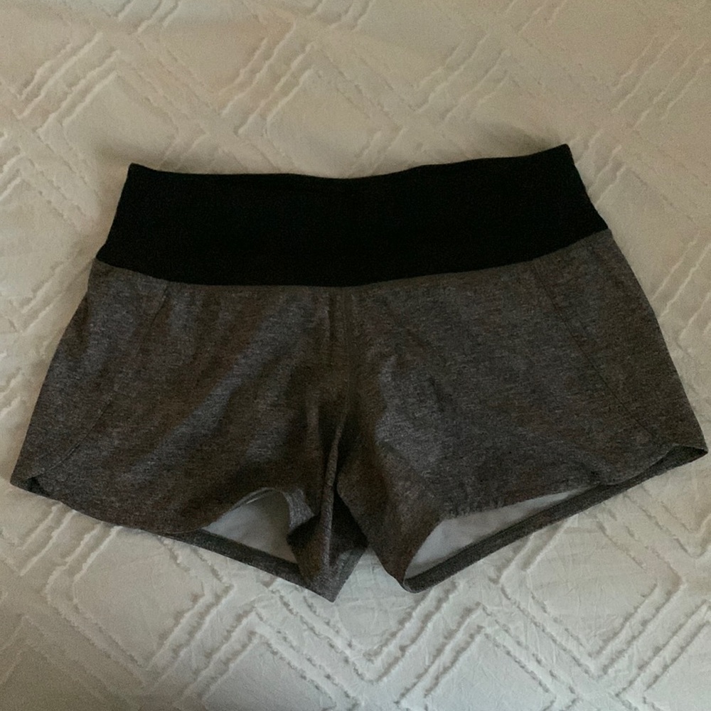Heather gray Lululemon Speed Up Low-Rise Lined Short 2.5"